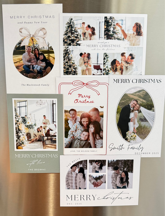 Christmas Card Flexible Magnets
