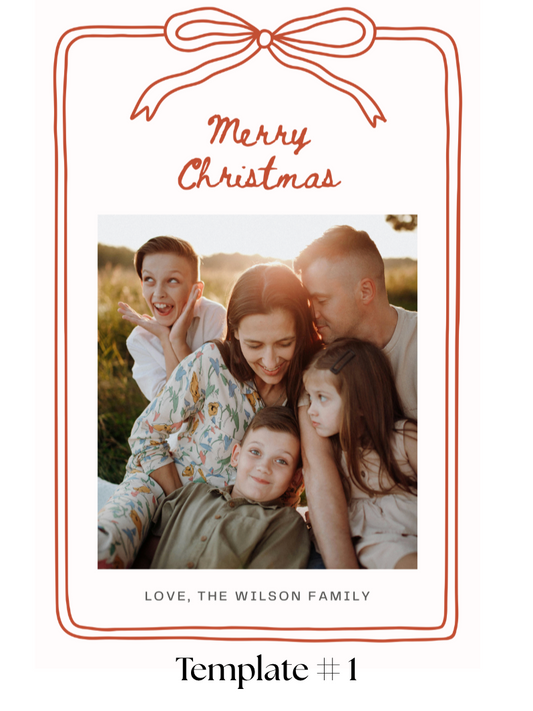 Christmas Card Flexible Magnets
