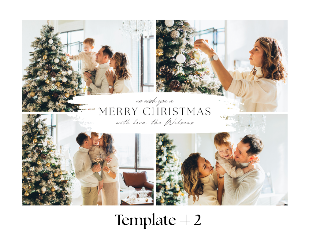 Christmas Card Flexible Magnets