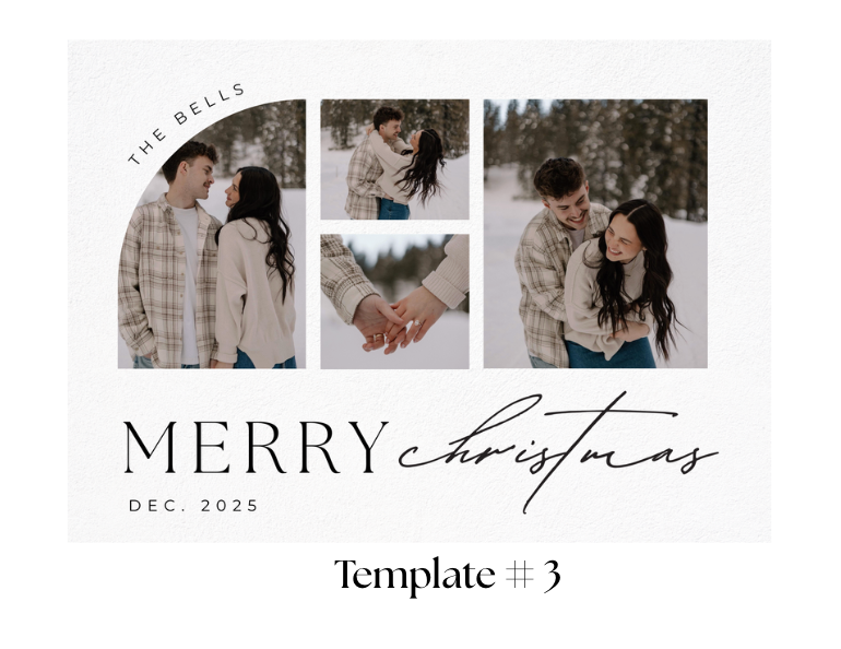 Christmas Card Flexible Magnets