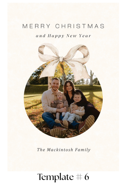 Christmas Card Flexible Magnets